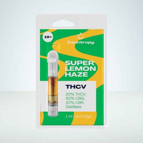 Canntropy - THC-V 20 % - Super Lemon Haze -1 ml Cart