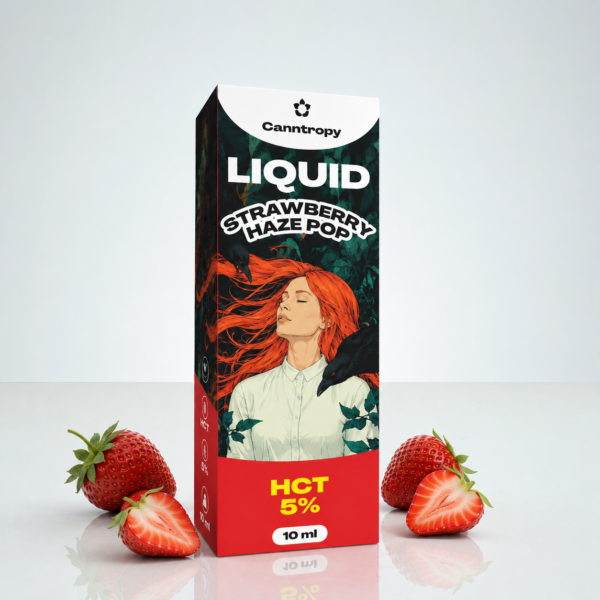 Canntropy - HCT E-Liquid - Strawberry Haze Pop